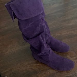 Qupid purple boots.